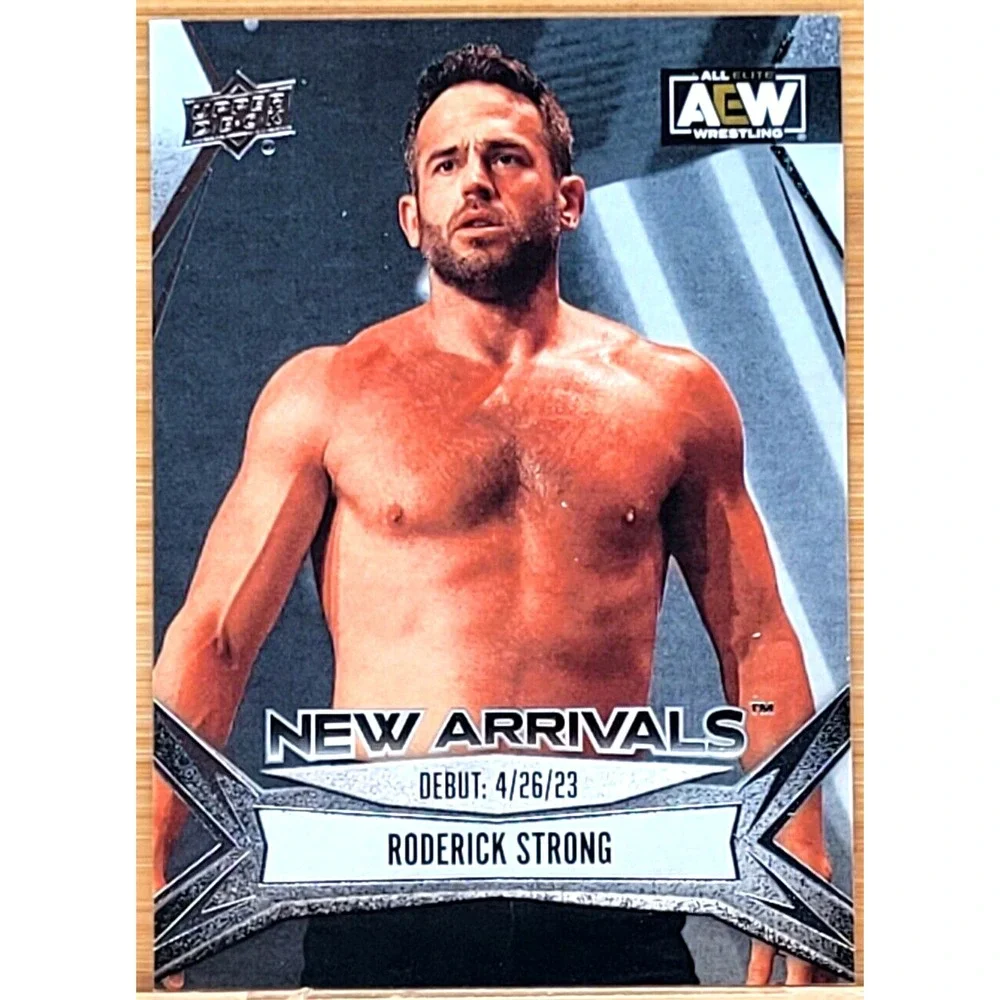 2023 UPPER DECK AEW NEW ARRIVALS RODERICK STRONG‎ SILVER